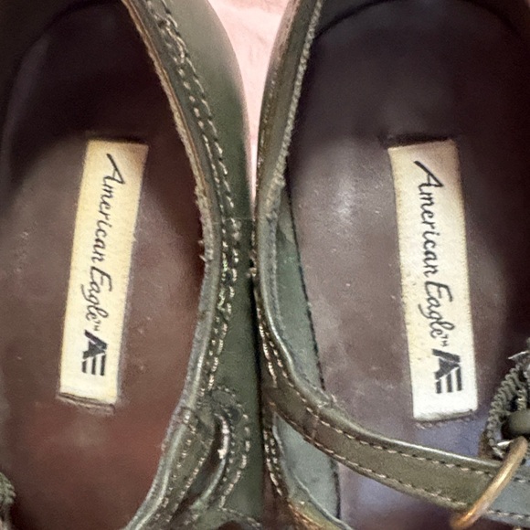 American Eagle Outfitters Women's Green Mary Jane Heels - Picture 6 of 7